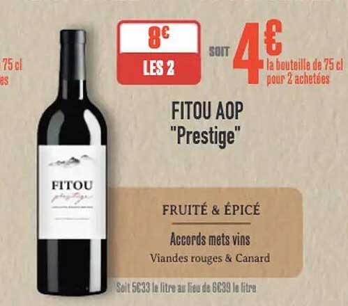 FITOU AOP "Prestige"