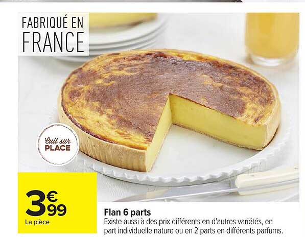 Flan 6 parts