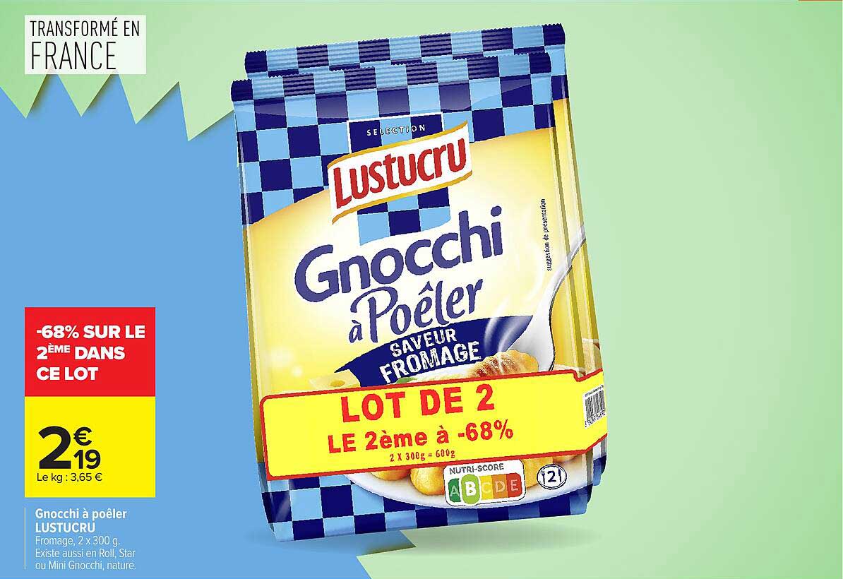 Gnocchi à poêler LUSTUCRU