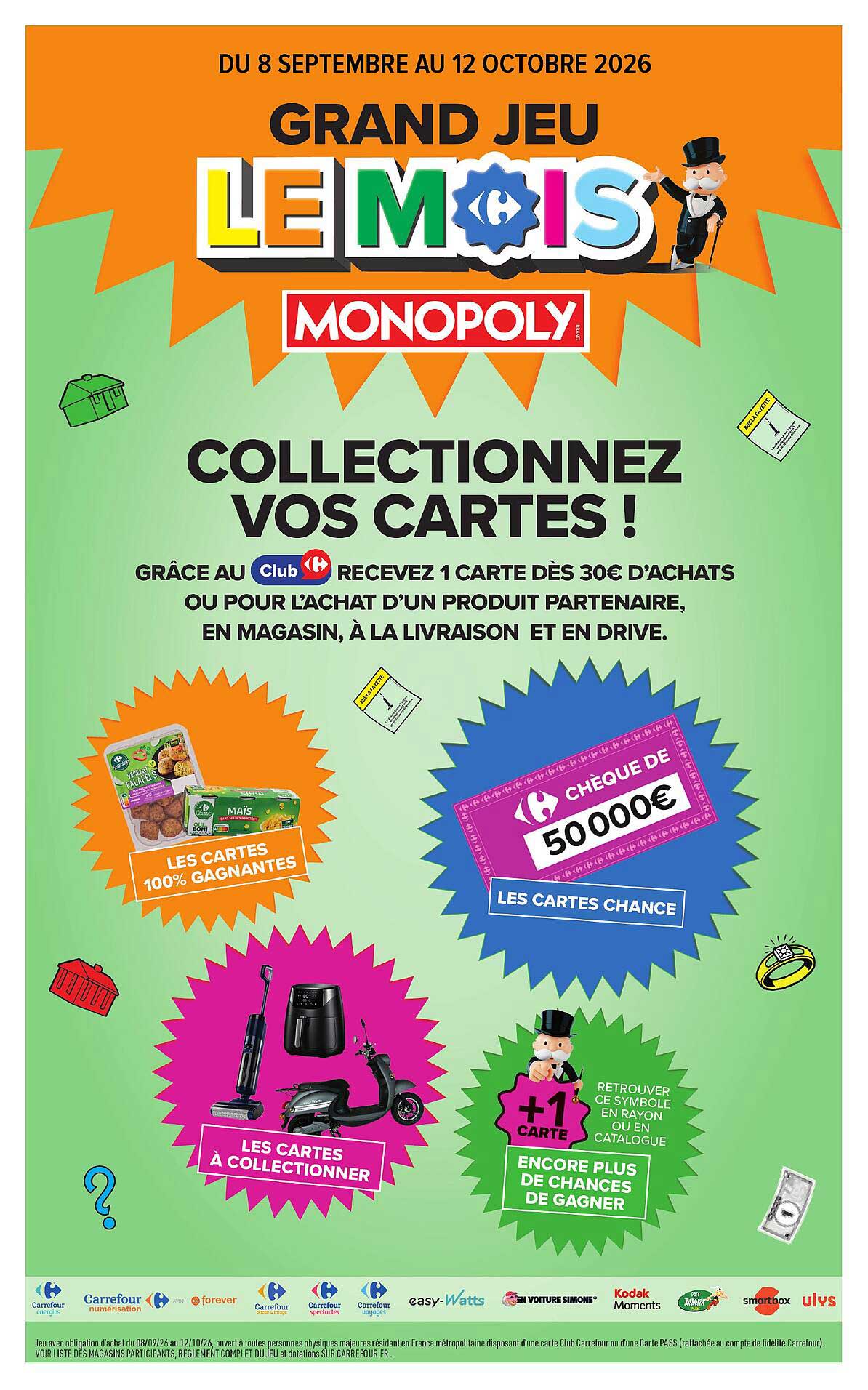 GRAND JEU LE MOIS MONOPOLY