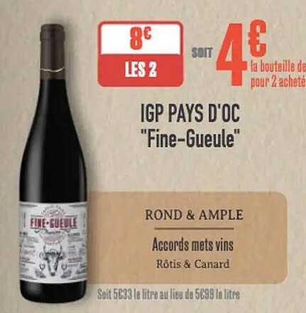 IGP PAYS D'OC "Fine-Gueule"
