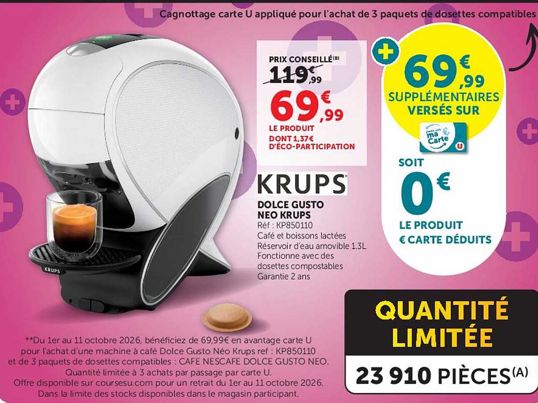 KRUPS DOLCE GUSTO NEO KRUPS