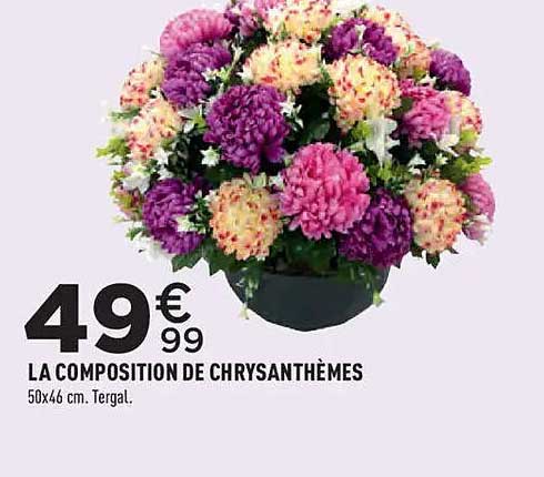 LA COMPOSITION DE CHRYSANTHÈMES