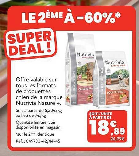 LE 2ÈME À -60%*