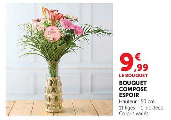 LE BOUQUET COMPOSÉ ESPOIR