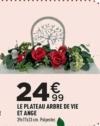 LE PLATEAU ARBRE DE VIE ET ANGE