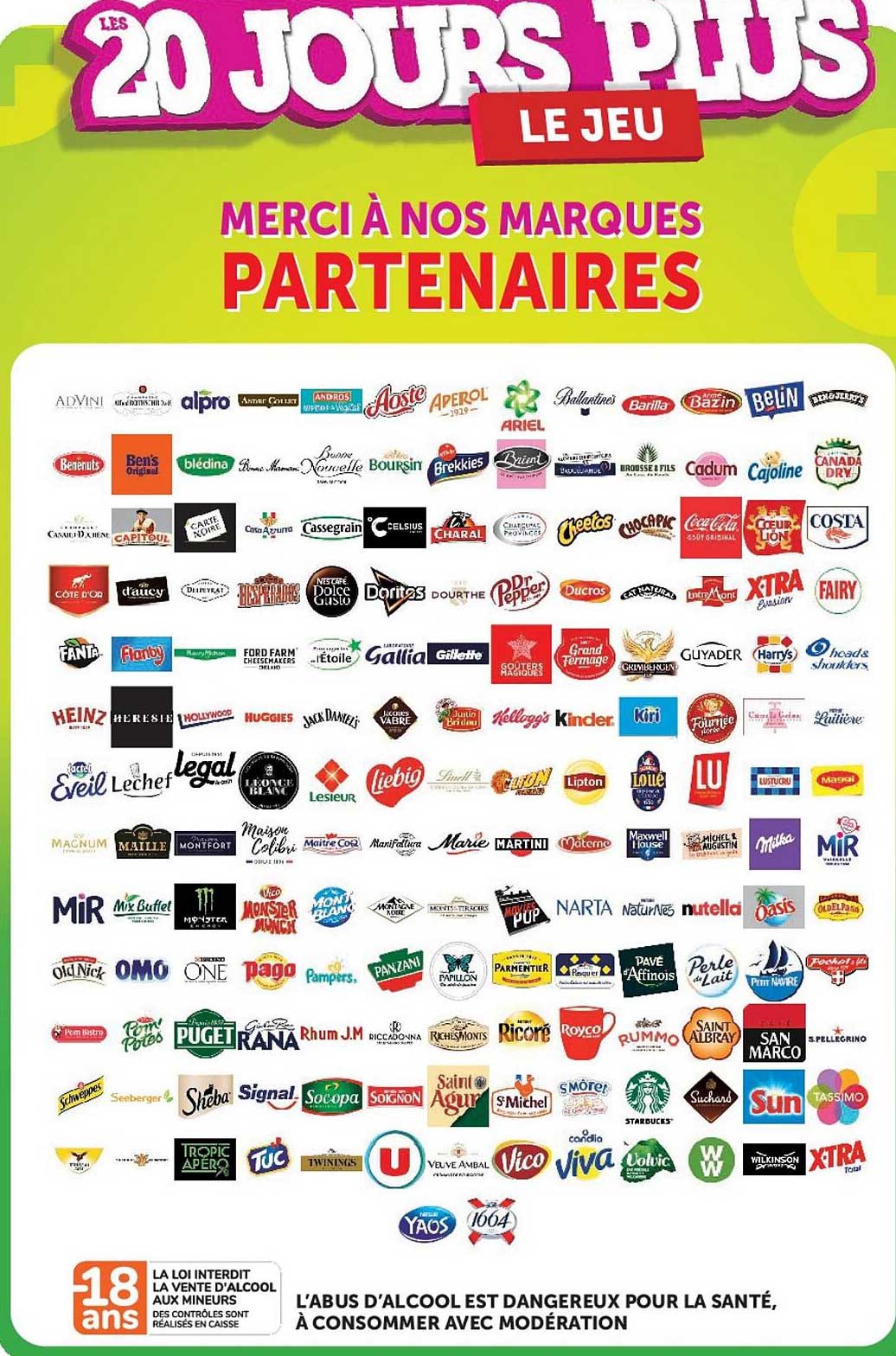 LES 20 JOURS PLUS LE JEU