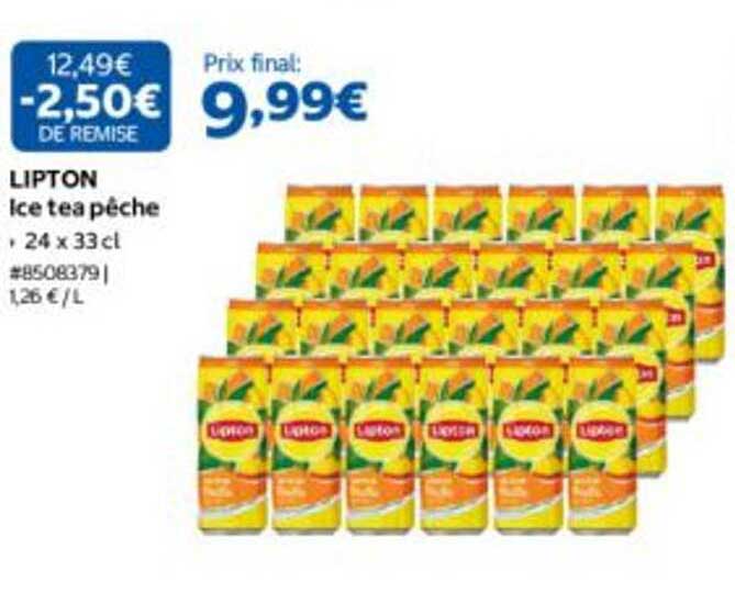LIPTON Ice tea pêche