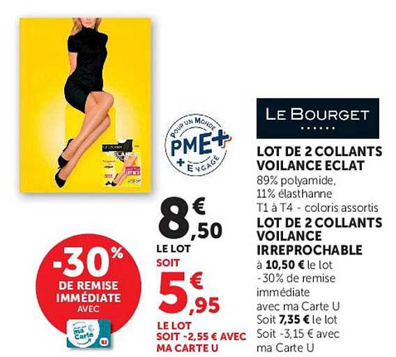 LOT DE 2 COLLANTS VOILANCE ECLAT