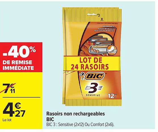 LOT DE 24 RASOIRS