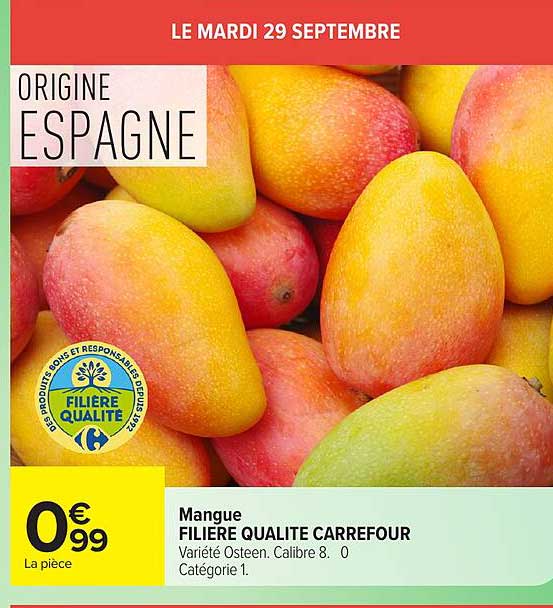 Mangue FILIERE QUALITE CARREFOUR
