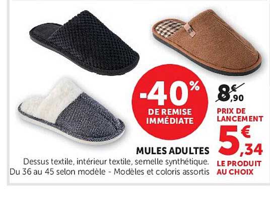 MULES ADULTES