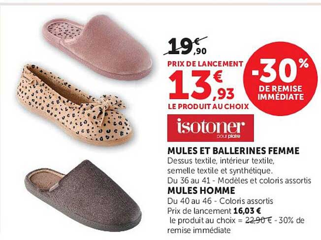MULES ET BALLERINES FEMME