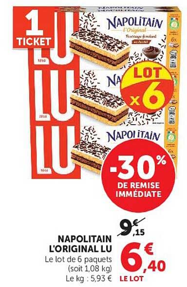 NAPOLITAIN L'ORIGINAL LU
