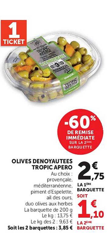 OLIVES DENOYAUTEES TROPIC APERO