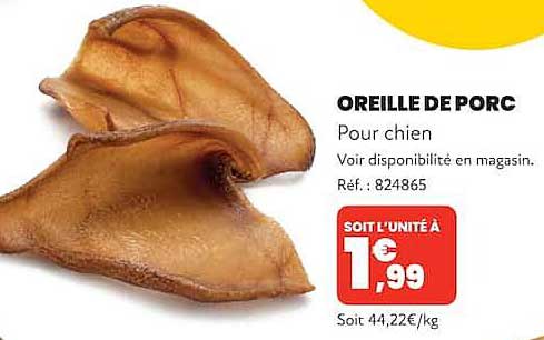 OREILLE DE PORC