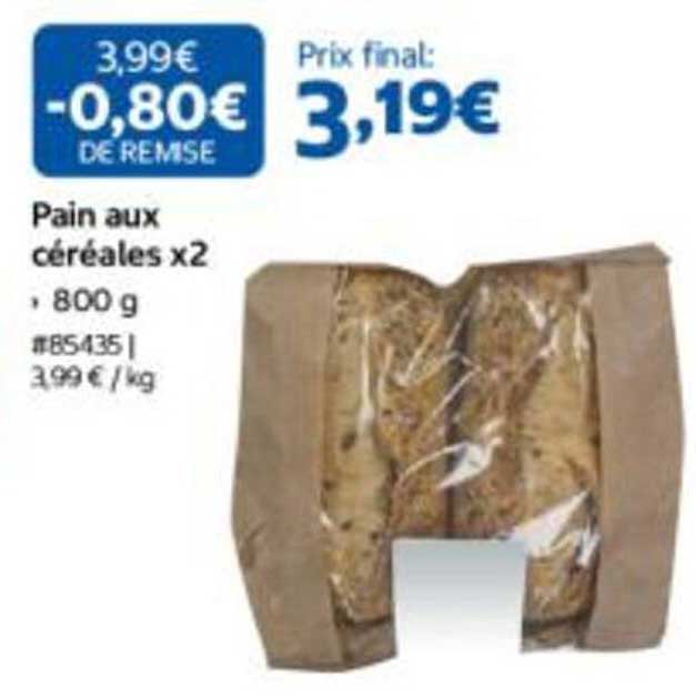 Pain aux céréales x2