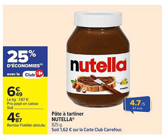 Pâte à tartiner NUTELLA®