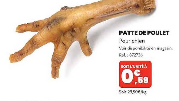 PATTE DE POULET