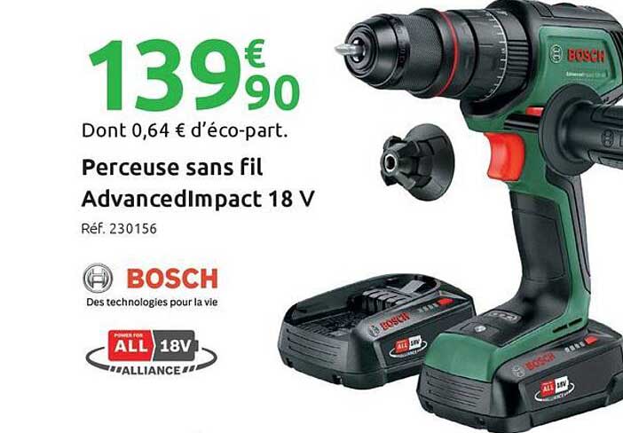 Perceuse sans fil AdvancedImpact 18 V