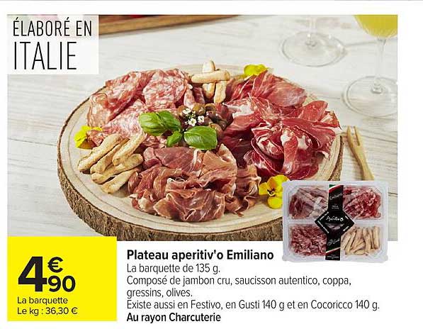 Plateau aperitiv'o Emiliano