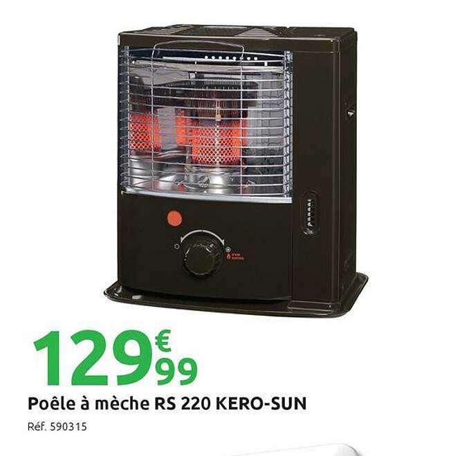 Poêle à mèche RS 220 KERO-SUN