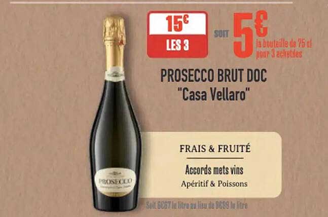 PROSECCO BRUT DOC "Casa Vellaro"