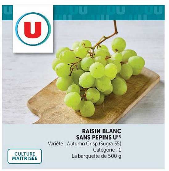 RAISIN BLANC SANS PEPINS U3