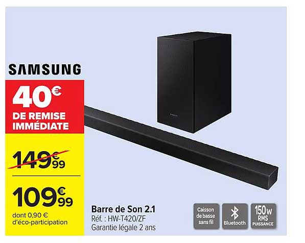 SAMSUNG 40€ DE REMISE IMMÉDIATE