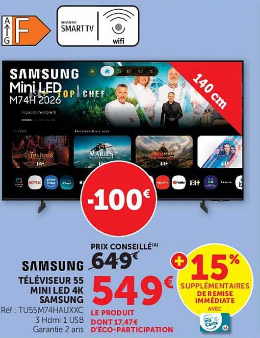 SAMSUNG Mini LED M74H 2026