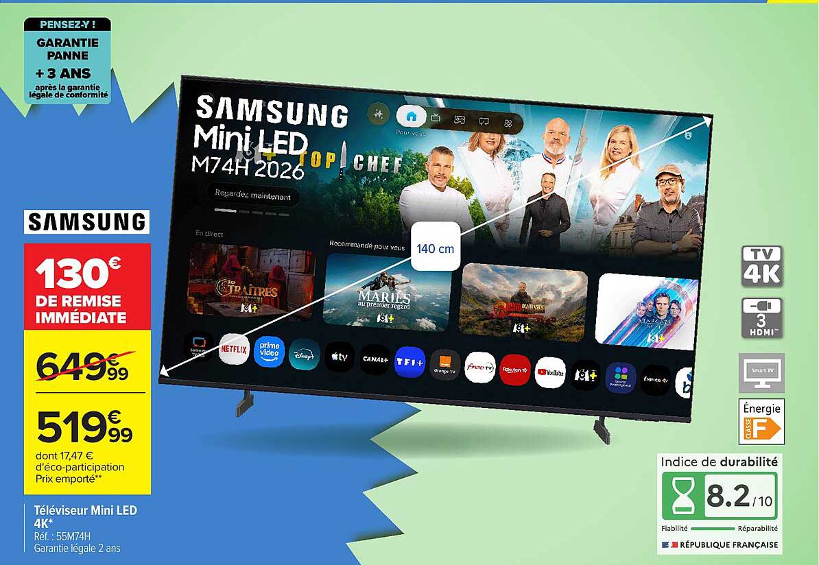 SAMSUNG Mini LED M74H 2026