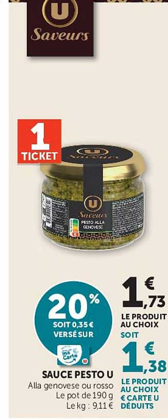 SAUCE PESTO U