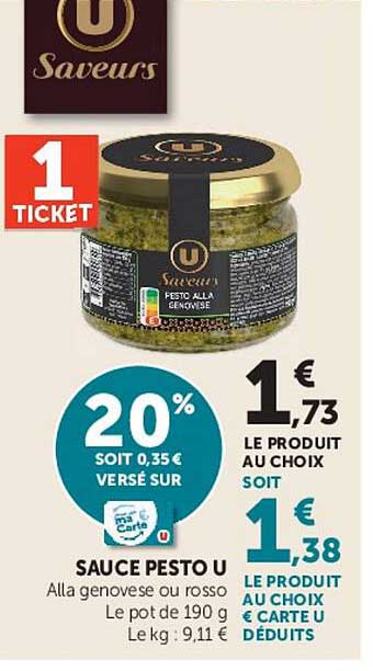 SAUCE PESTO U