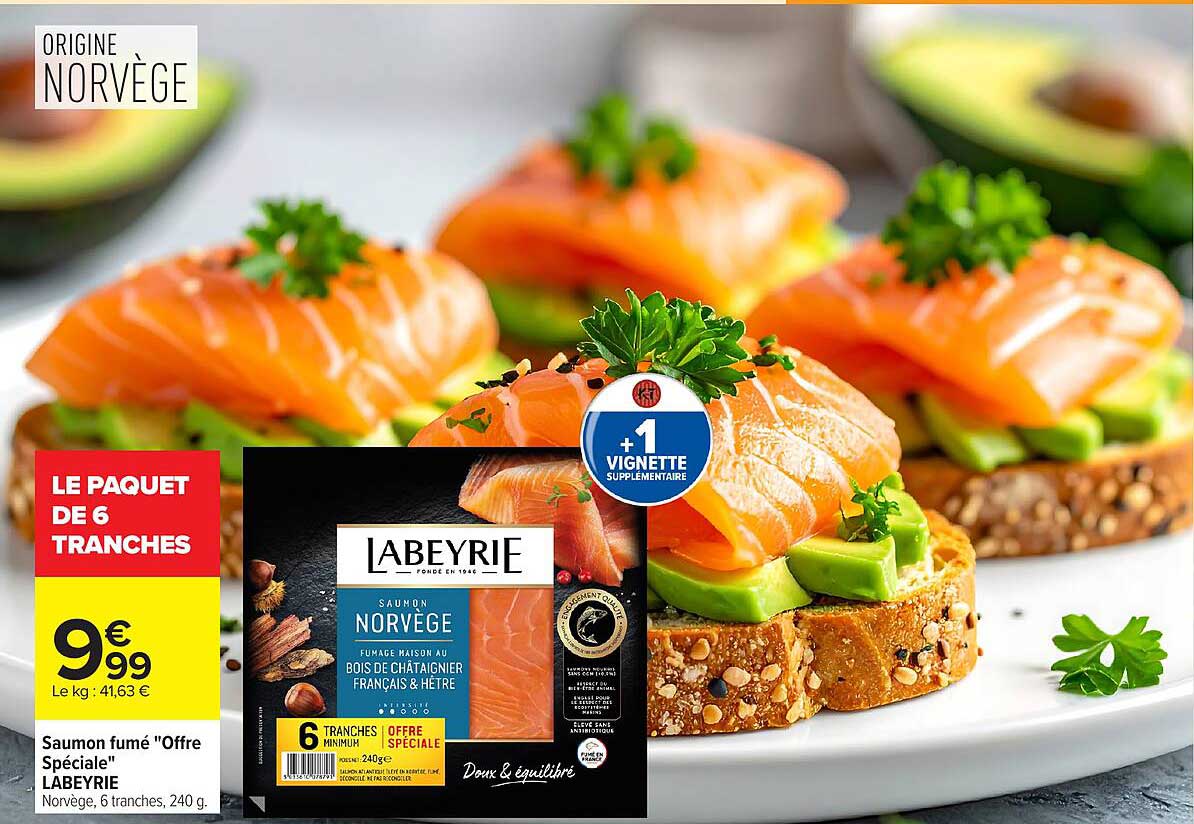 Saumon fumé "Offre Spéciale" LABEYRIE