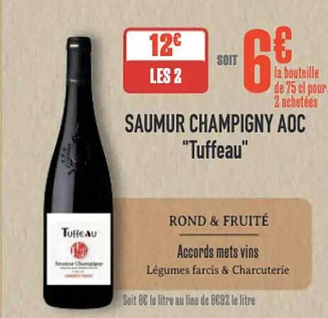 SAUMUR CHAMPIGNY AOC "Tuffeau"