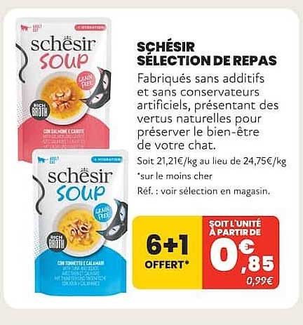 SCHÉSIR SELECTION DE REPAS