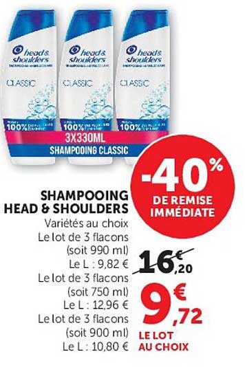 SHAMPOOING HEAD & SHOULDERS