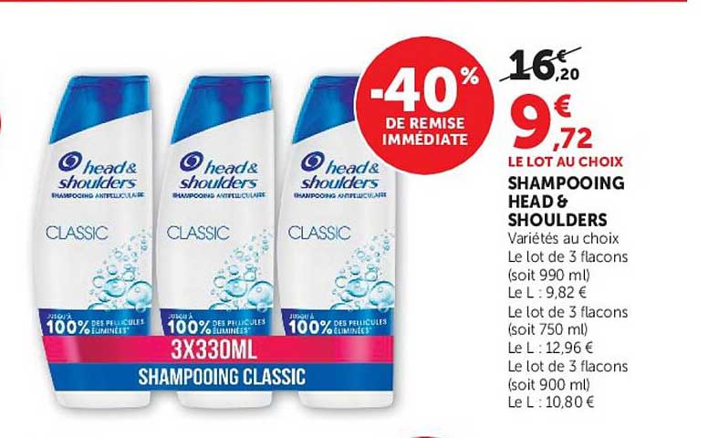 SHAMPOOING HEAD & SHOULDERS