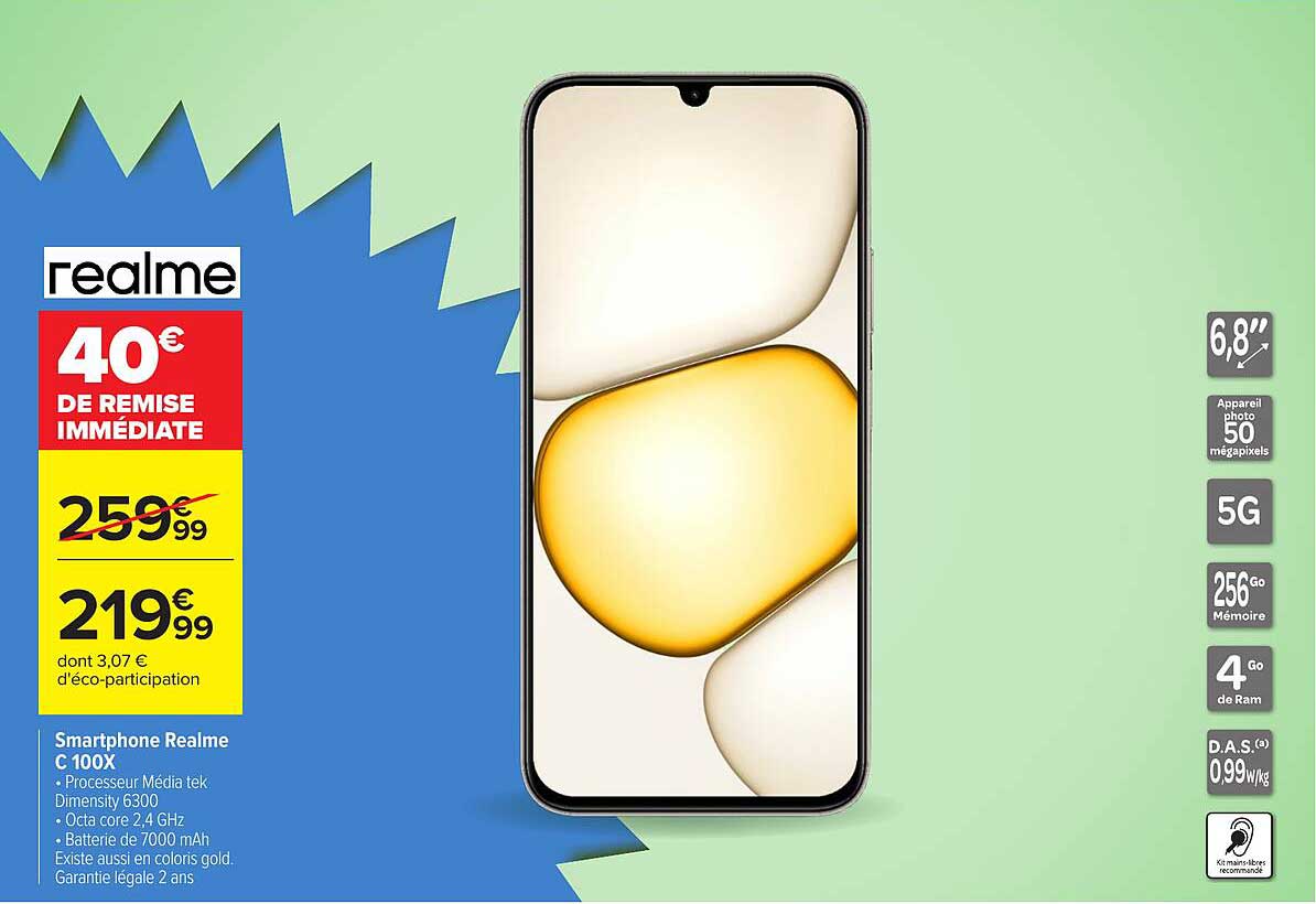 Smartphone Realme C 100X