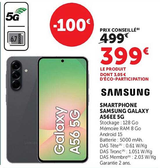 SMARTPHONE SAMSUNG GALAXY A56EE 5G