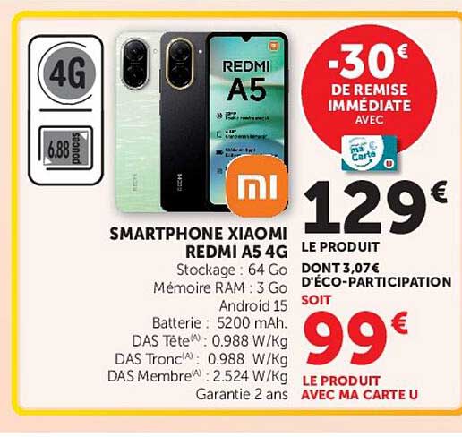 SMARTPHONE XIAOMI REDMI A5 4G