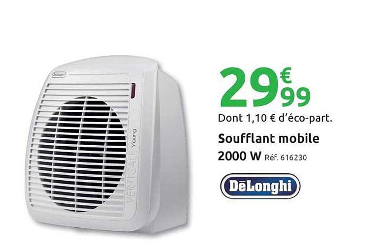 Soufflant mobile 2000 W