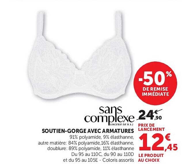 SOUTIEN-GORGE AVEC ARMATURES