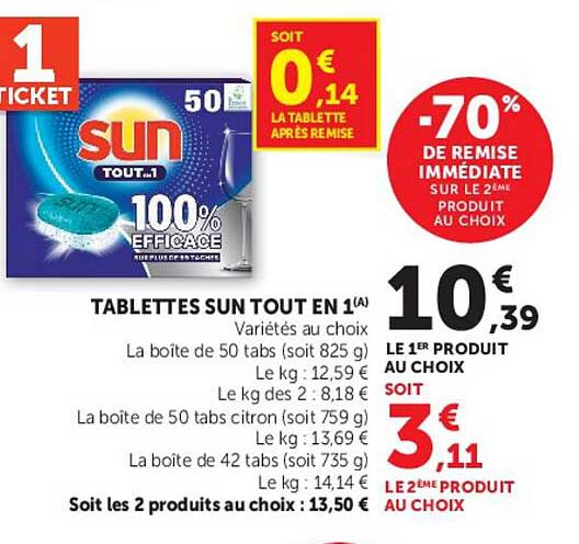 TABLETTES SUN TOUT EN 1(A)