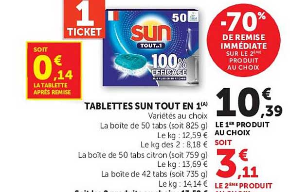 TABLETTES SUN TOUT EN 1(A)