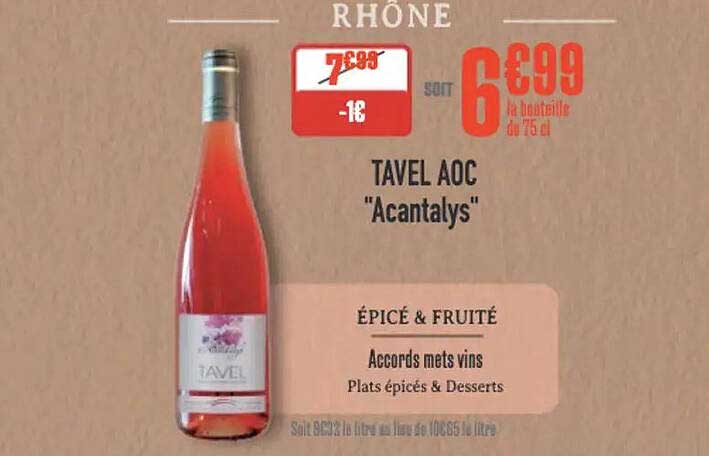TAVEL AOC "Acantalys"