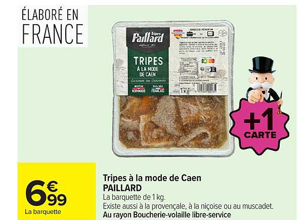 Triples à la mode de Caen PAILLARD