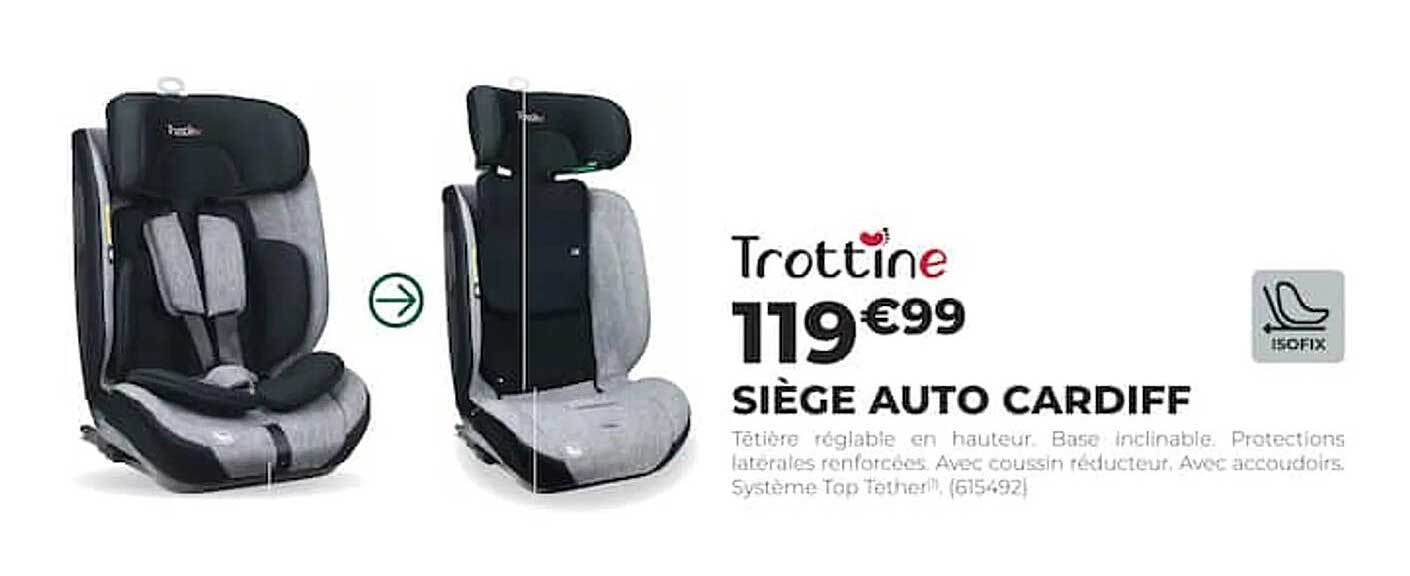 Trottine SIÈGE AUTO CARDIFF