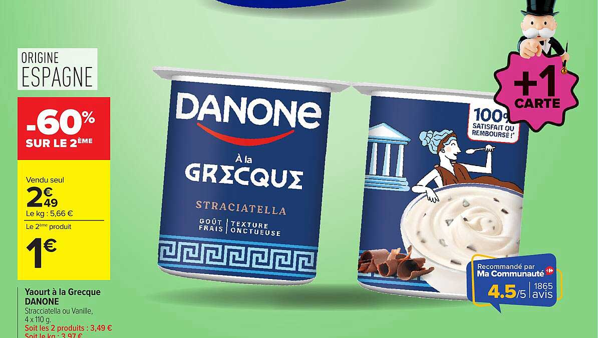 Yaourt à la Grecque DANONE
