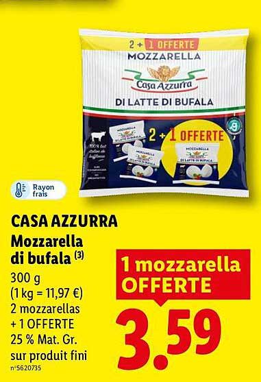 1 mozzarella OFFERTE